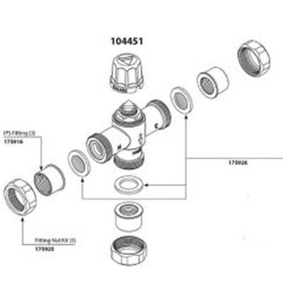 1/2'' FIP or 3/8'' compression