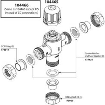 Moen Commercial 1/2'' IPS Connection Includes Thermostatic by Moen Commercial