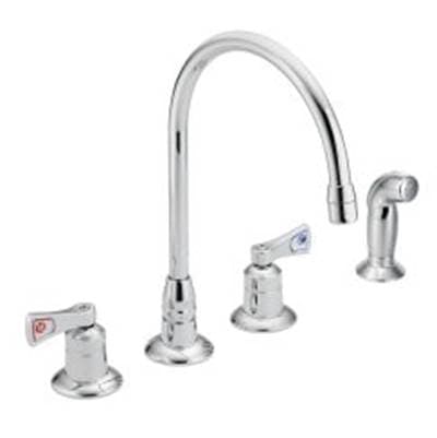 Moen Commercial Chrome Two-handle Kitchen Faucet