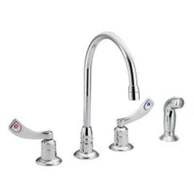 Moen Commercial Chrome Two-handle Kitchen Faucet