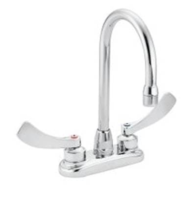 Moen Commercial Chrome Two-handle Lavatory Faucet by Moen Commercial