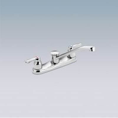 Moen Commercial Chrome Two-handle Kitchen Faucet