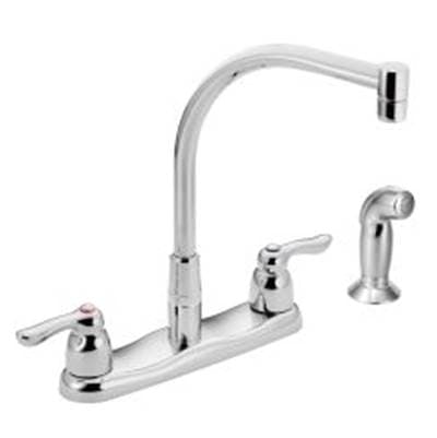 Moen Commercial Chrome Two-handle Kitchen Faucet
