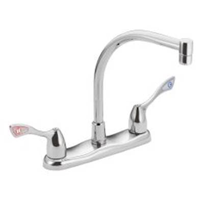 Moen Commercial Chrome Two-handle Kitchen Faucet by Moen Commercial