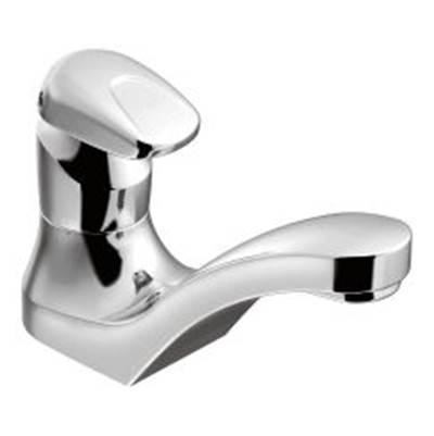 Moen Commercial Chrome One-handle Metering Lavatory Faucet by Moen Commercial