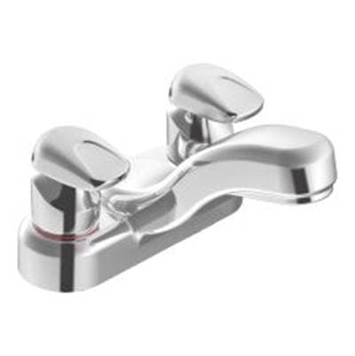 Moen Commercial Chrome Two-handle Metering Lavatory Faucet by Moen Commercial