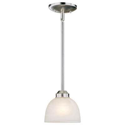 Minka-lavery 1 Light Mini Pendant - Brushed Nickel