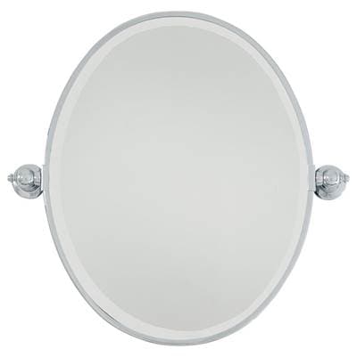 Minka-lavery Oval Standard Mirror - Beveled - Chrome
