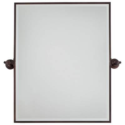 Minka-lavery Xl Rectangle Mirror - Beveled - Dark Brushed Bronze