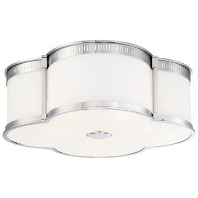 1 Light Led Flush Mount - Polished Nickel