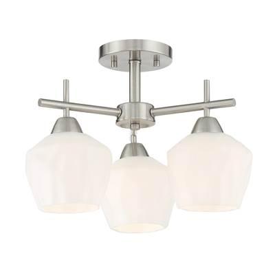 3 Light Semi Flush / Chandelier