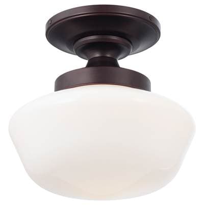 Minka-lavery 1 Light Semi Flush Mount - Brushed Bronze by Minka-Lavery