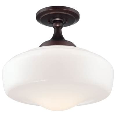 Minka-lavery 1 Light Semi Flush Mount - Brushed Bronze by Minka-Lavery