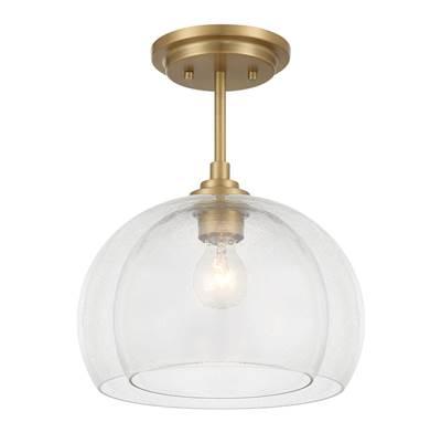 Glint 12'' 1-Light Convertible Semi Flush,Pendant