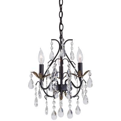 3 Light Mini Chandelier