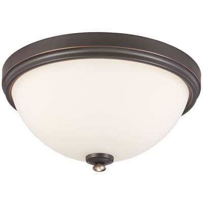 Minka-lavery 3 Light Flush Mount - Lathan Bronze Gold by Minka-Lavery