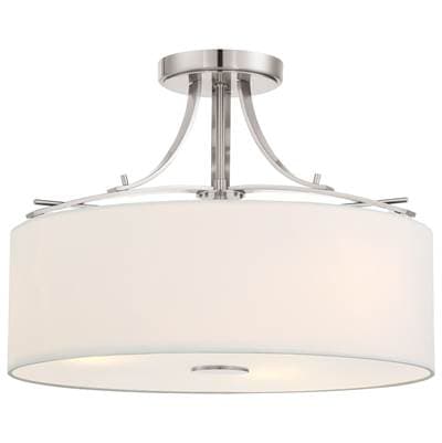 Minka-lavery 3 Light Semi Flush - Brushed Nickel by Minka-Lavery