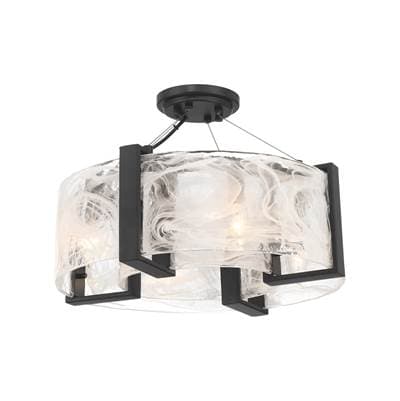 Minka-lavery 4 Lt Semi Flush - Coal by Minka-Lavery