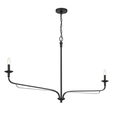 Minka-lavery 2 Light Chandelier - Dark Matte Black by Minka-Lavery