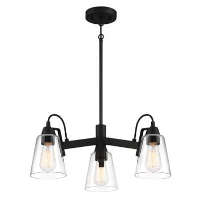 Minka-lavery 3 Light Chandelier - Coal