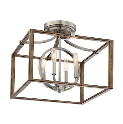 4 Light Semi Flush by Minka-Lavery
