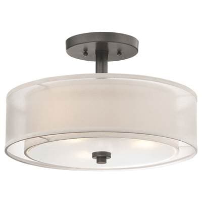Minka-lavery 3 Light Semi Flush Mount - Smoked Iron by Minka-Lavery