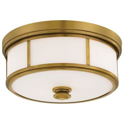 Minka-lavery 2 Light Flush Mount - Liberty Gold by Minka-Lavery