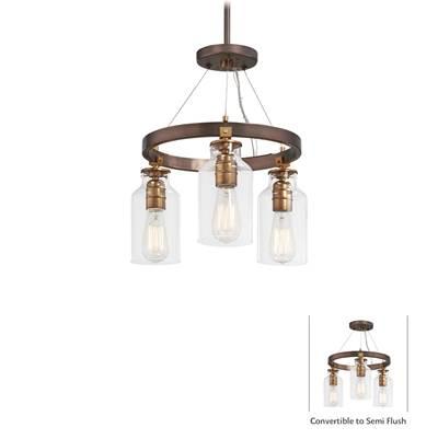 Semi Flush ( Convertible To Pendant) by Minka-Lavery