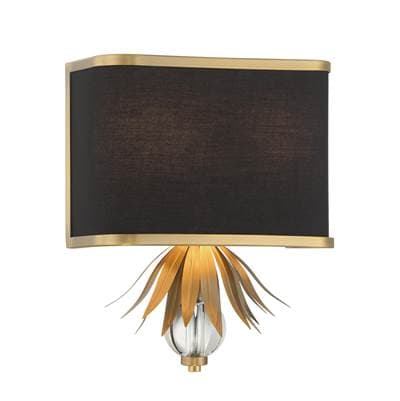 Minka-lavery 2 Light Wall Lamp - Natural Brushed Brass