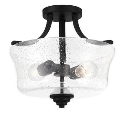 Minka-lavery 2 Light Semi Flush - Coal by Minka-Lavery