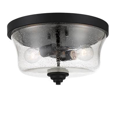 Minka-lavery 2 Light Flush Mount - Coal by Minka-Lavery