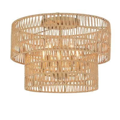 Minka-lavery 5 Light Flush Mount - Soft Brass by Minka-Lavery
