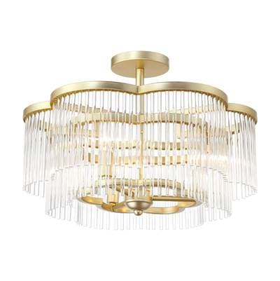 Minka-lavery 3 Lt Semi Flush - Heirloom Brass by Minka-Lavery