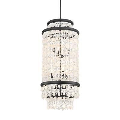 Shimmering Elegance 6 Light Foyer Pendant