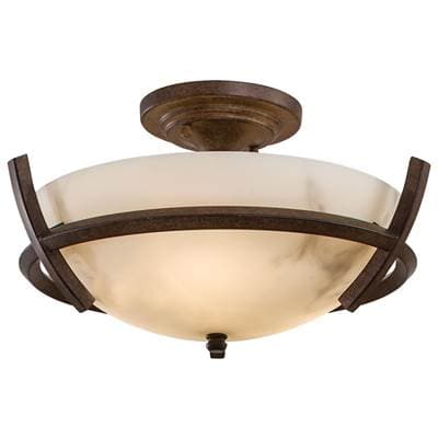 Minka-lavery 3 Light Semi Flush Mount - Nutmeg by Minka-Lavery