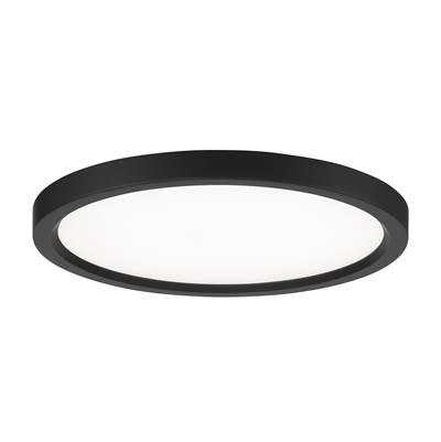 15'' Round Led Flush Mount - Coal