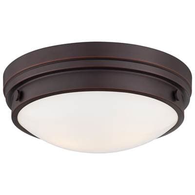 Minka-lavery 2 Light Flush Mount - Lathan Bronze by Minka-Lavery