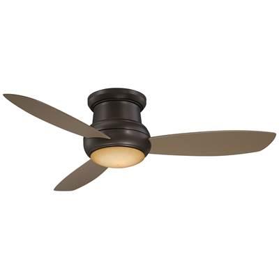 52'' Led Flush Mount Ceiling Fan