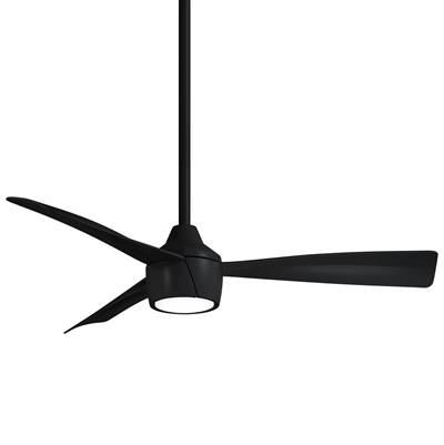 Skinnie 44 in. LED Indoor Coal Ceiling Fan with Remote by Minka Aire