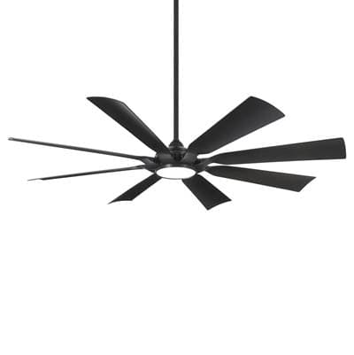 Minka Aire Future 65 In. LED Indoor Coal Ceiling Fan with Remote by Minka Aire
