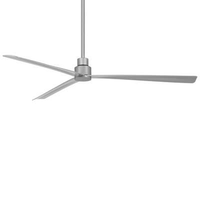 Simple 65 in. Silver Ceiling Fan with Remote