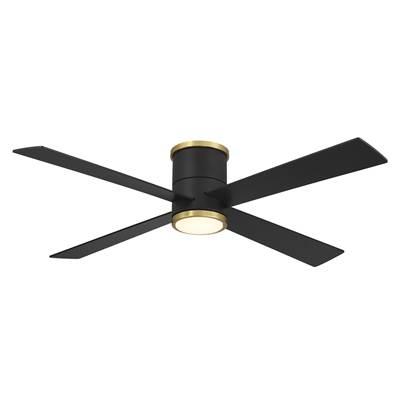54'' Led Flush Mount Ceiling Fan