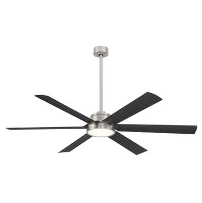 Minka Aire 65'' Led Smart Indoor,outdoor Ceiling Fan - Brushed Nickel Wet Coal