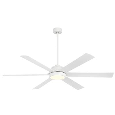 Minka Aire 65'' Led Smart Indoor,outdoor Ceiling Fan - Flat White by Minka Aire