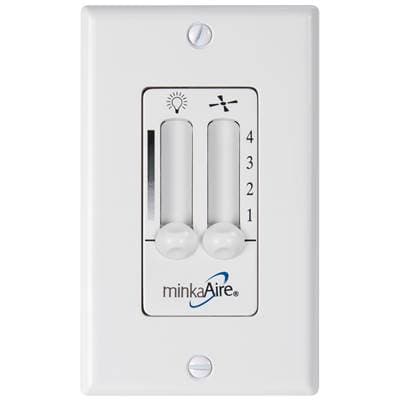 Minka Aire 4 Speed Wall Fan Control - White