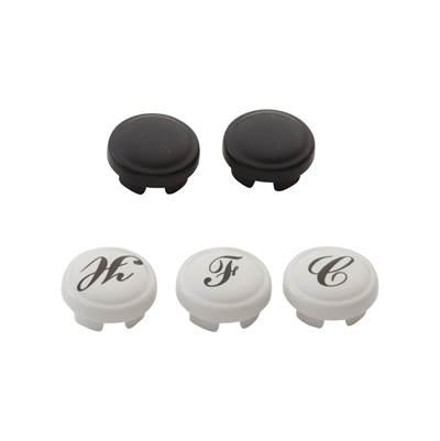 Moen Kingsley Hot and Cold Handle Index Caps Kit - Wrought Iron by Moen