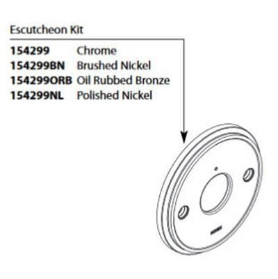 Moen EX-TMP ESCT KIT NL - Polished Nickel by Moen