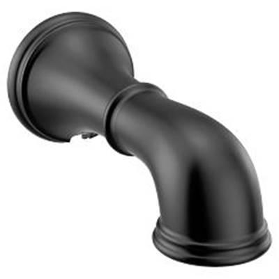 Moen Matte black nondiverter spouts by Moen