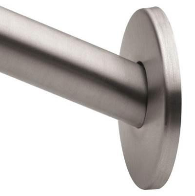 Moen Brushed Nickel 5' Curved Shower Rod by Moen
