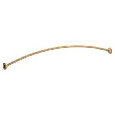 Adjust Curved Shower Rod Round Post, Bzg by Moen